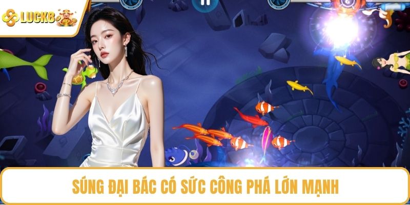 Súng đại bác có sức công phá lớn mạnh